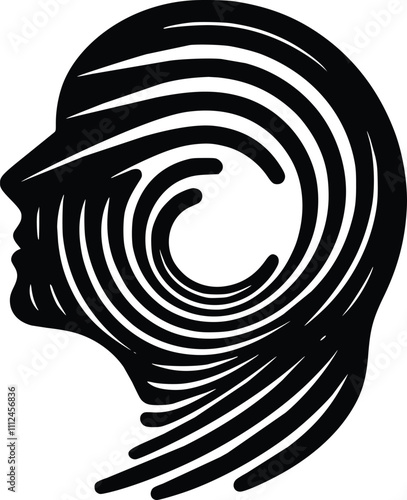 Apathy Voids Black and White Illustration