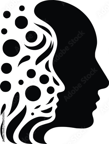 Black and White Illustration of Apathy Voids