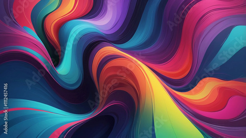 Vibrant colorful blend abstract background