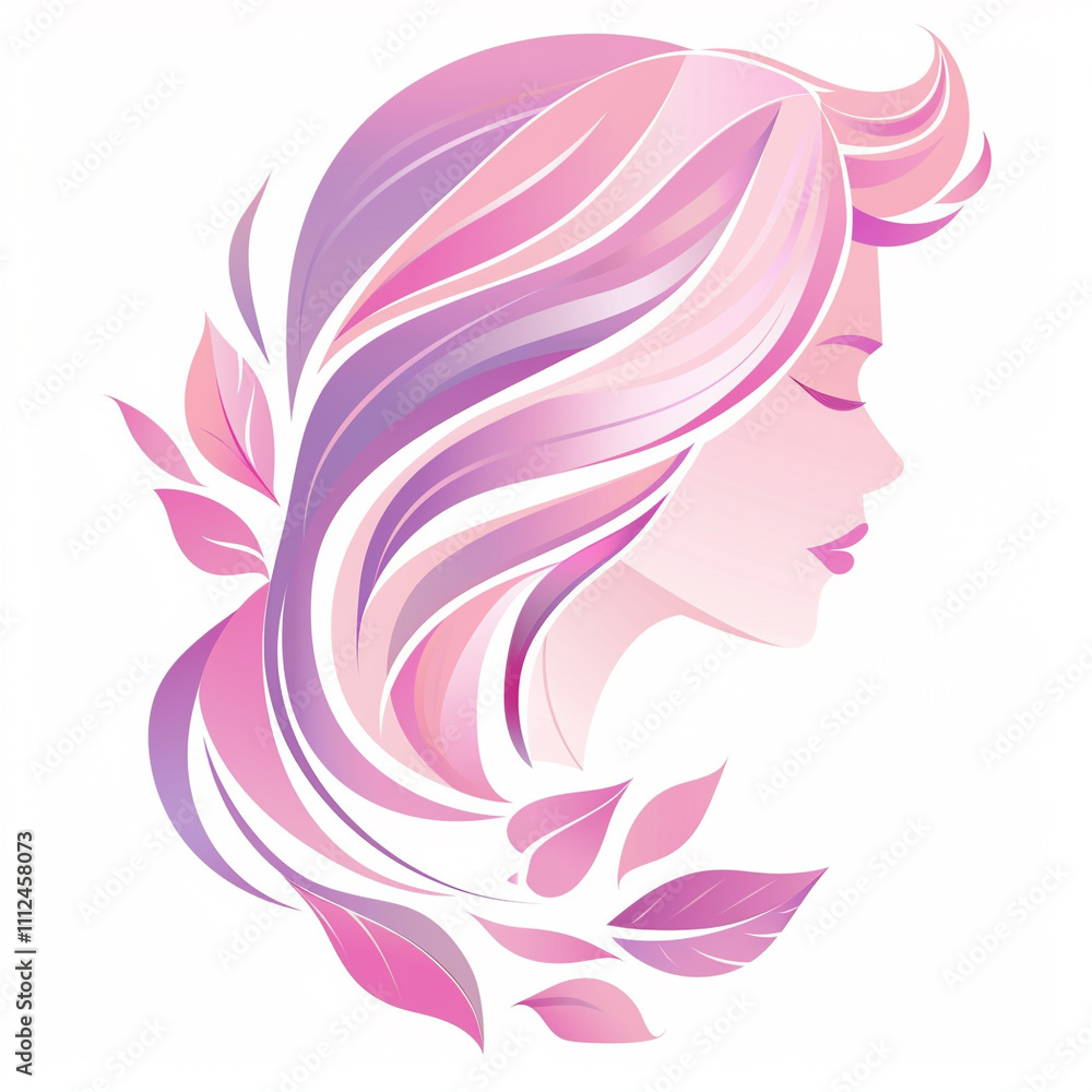 Beautiful beauty salon logo icon Beautiful beauty salon logo icon