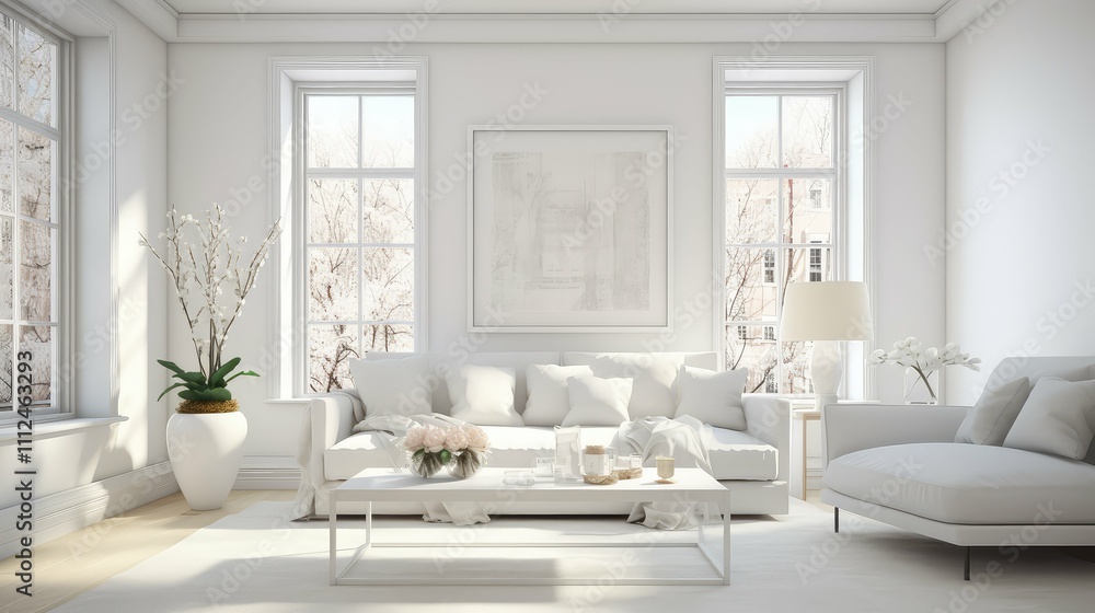 modern white interior modern white interior