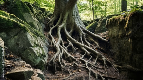 contortion tree roots