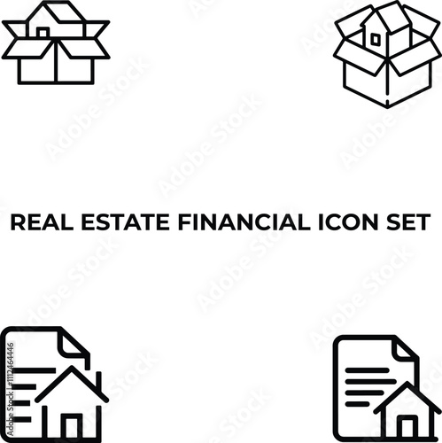 property-related documentation and real estate packaging services icon