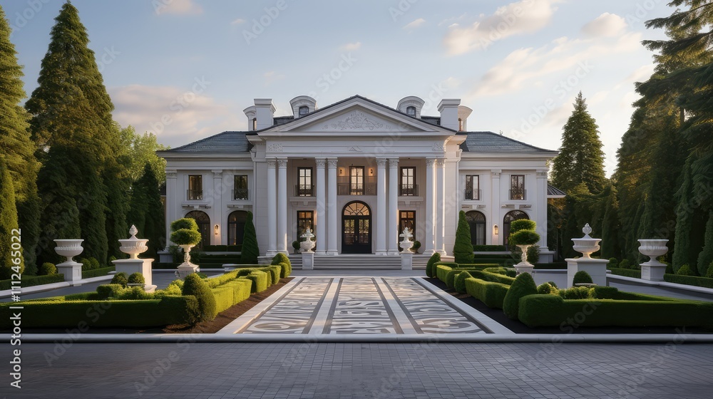Fototapeta premium timeless elegant house