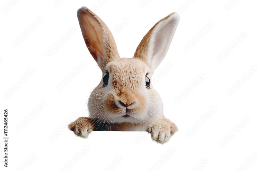Obraz premium a close up of a rabbit