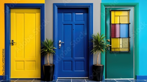 Wallpaper Mural colorful office door Torontodigital.ca