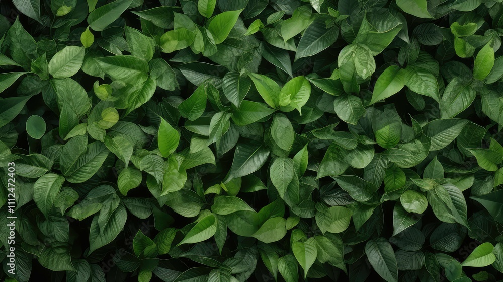 Fototapeta premium canopy leaves top view