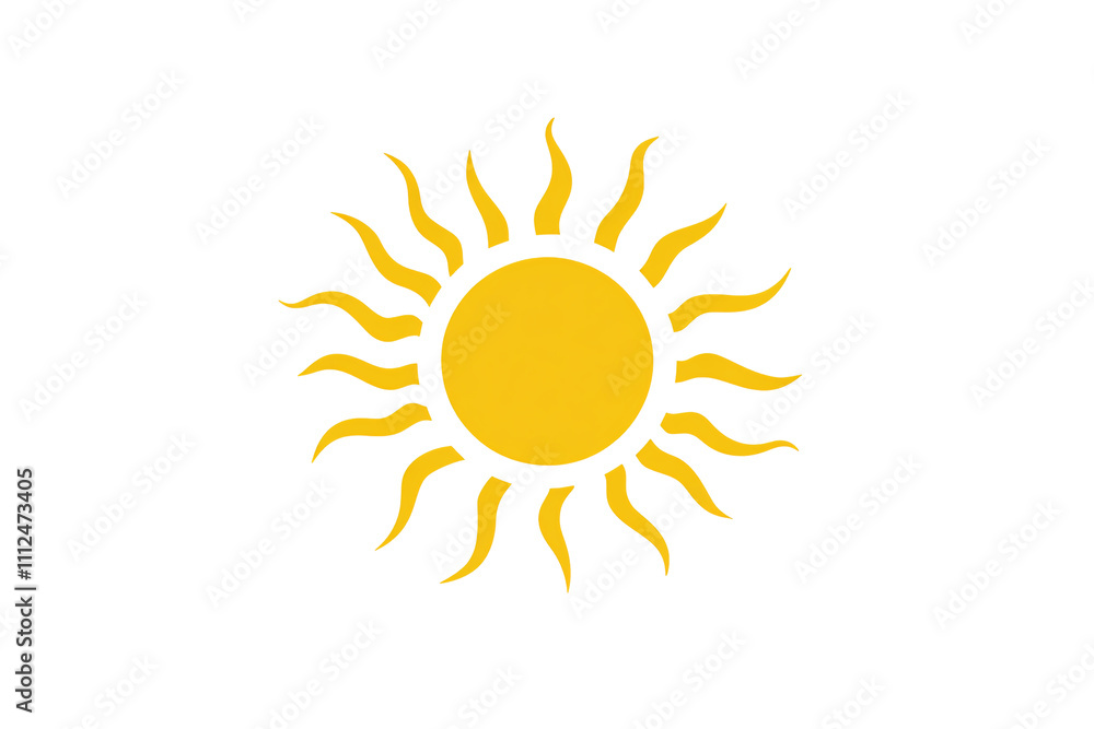a yellow sun with many rays a yellow sun with many rays
