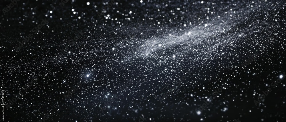 Traveler journeying through endless layers of stars in cosmic landscape exploration Traveler journeying through endless layers of stars in cosmic landscape exploration