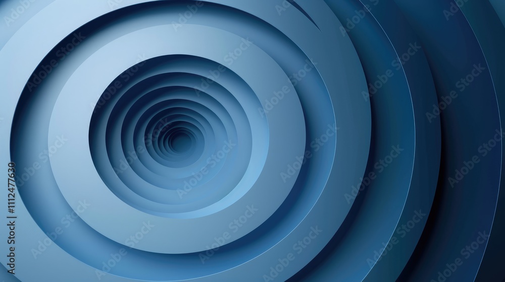 Abstract Blue Circles Spiral Effect for Desktop Background Abstract Blue Circles Spiral Effect for Desktop Background