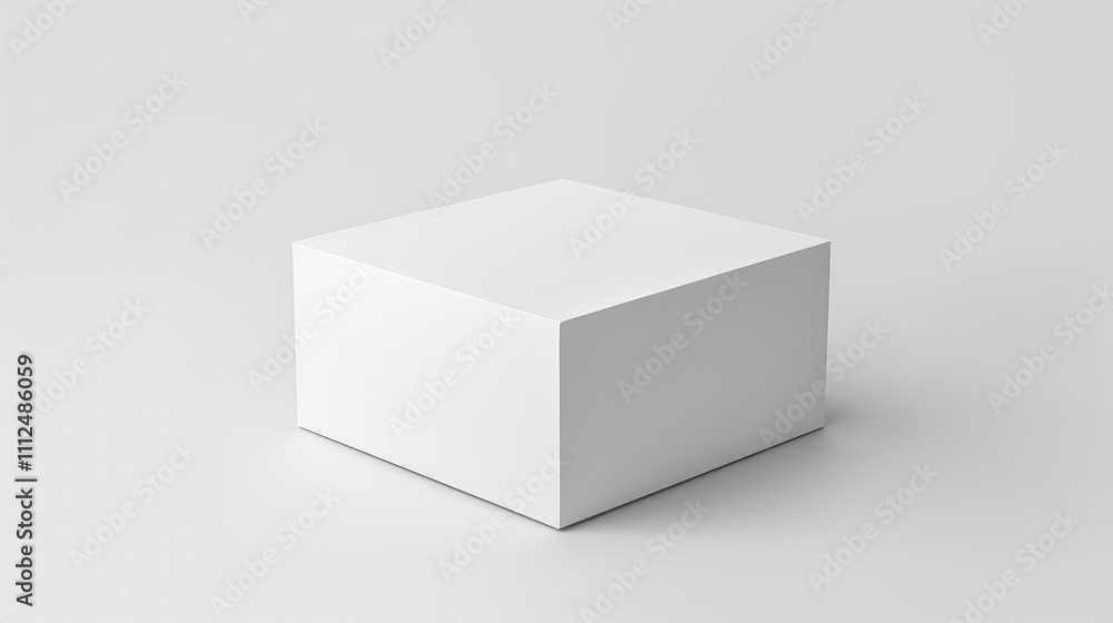 minimalist white box isolated minimalist white box isolated