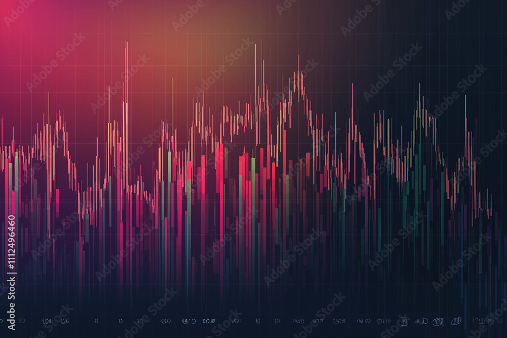 Visual representation of fluctuating price lines in vibrant colors, showcasing market trends and data analysis. holographic effect adds depth and intrigue to financial data Visual representation of fluctuating price lines in vibrant colors, showcasing market trends and data analysis. holographic effect adds depth and intrigue to financial data