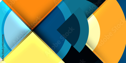 Target circle geometric abstract shapes. Vector Illustration For Wallpaper, Banner, Background, Card, Book Illustration, landing page