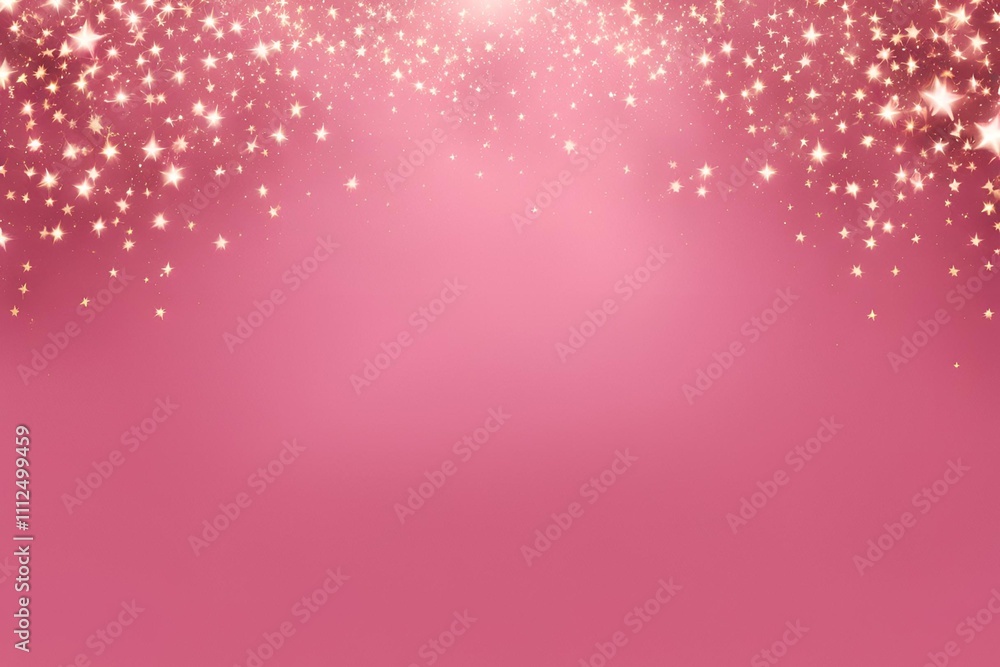 Shiny stars on pink background A dreamy, pink-toned starry sky background perfect for design projects. Shiny stars on pink background A dreamy, pink-toned starry sky background perfect for design projects.