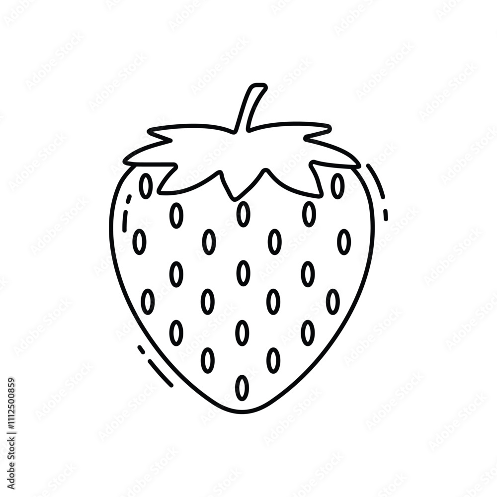 Strawberry vector icon Strawberry vector icon