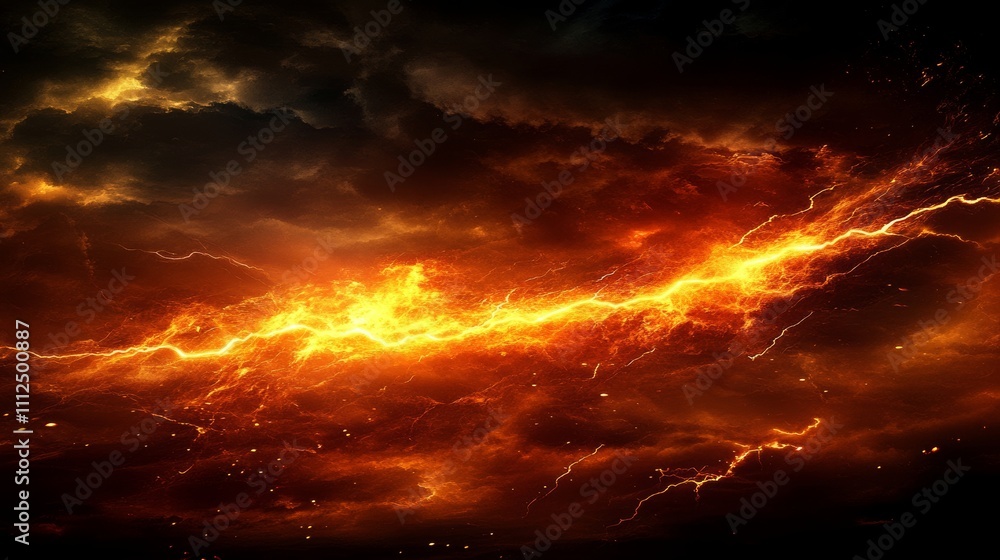 Lightning bolts, thunderstorms, and bright flashes symbolize nature's power. A vibrant, abstract illustration depicts electricity and explosive energy. Lightning bolts, thunderstorms, and bright flashes symbolize nature's power. A vibrant, abstract illustration depicts electricity and explosive energy.