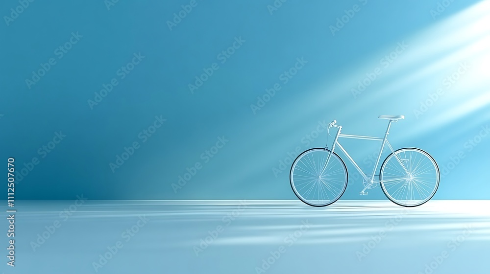 Fototapeta premium Bicycle in light