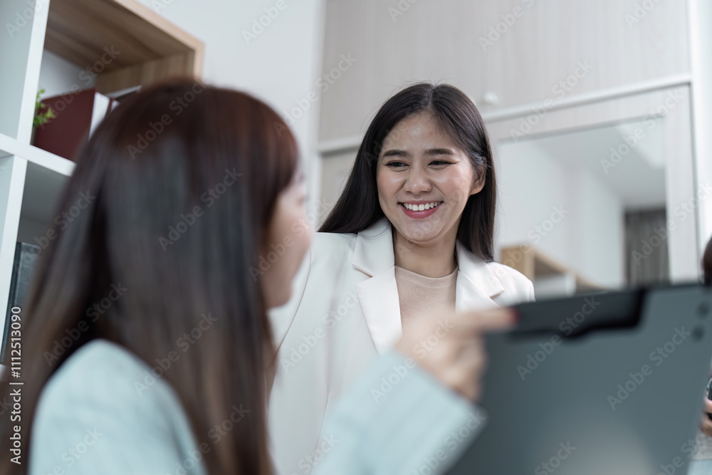 Professional Business Meeting in Modern Office with Diverse Team Collaborating and Discussing Innovative Strategies for Success Professional Business Meeting in Modern Office with Diverse Team Collaborating and Discussing Innovative Strategies for Success