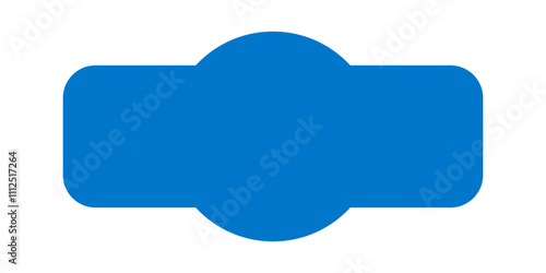 Blank insignia badge advertising label