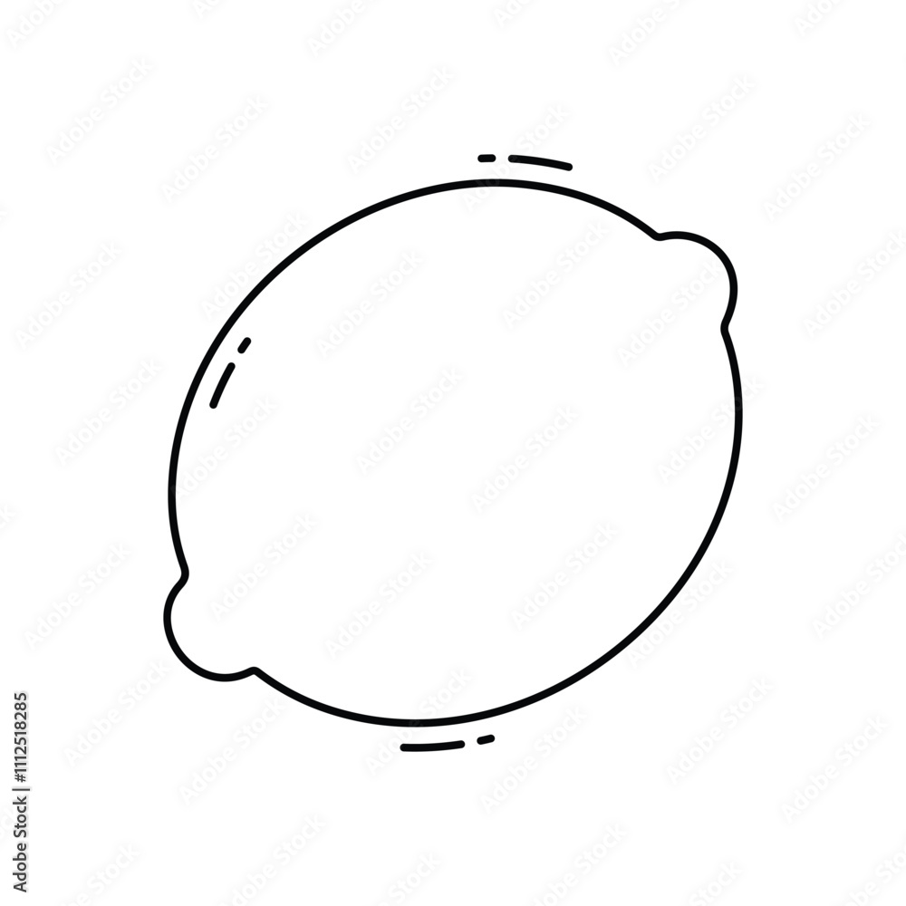 Fototapeta premium Lime vector icon