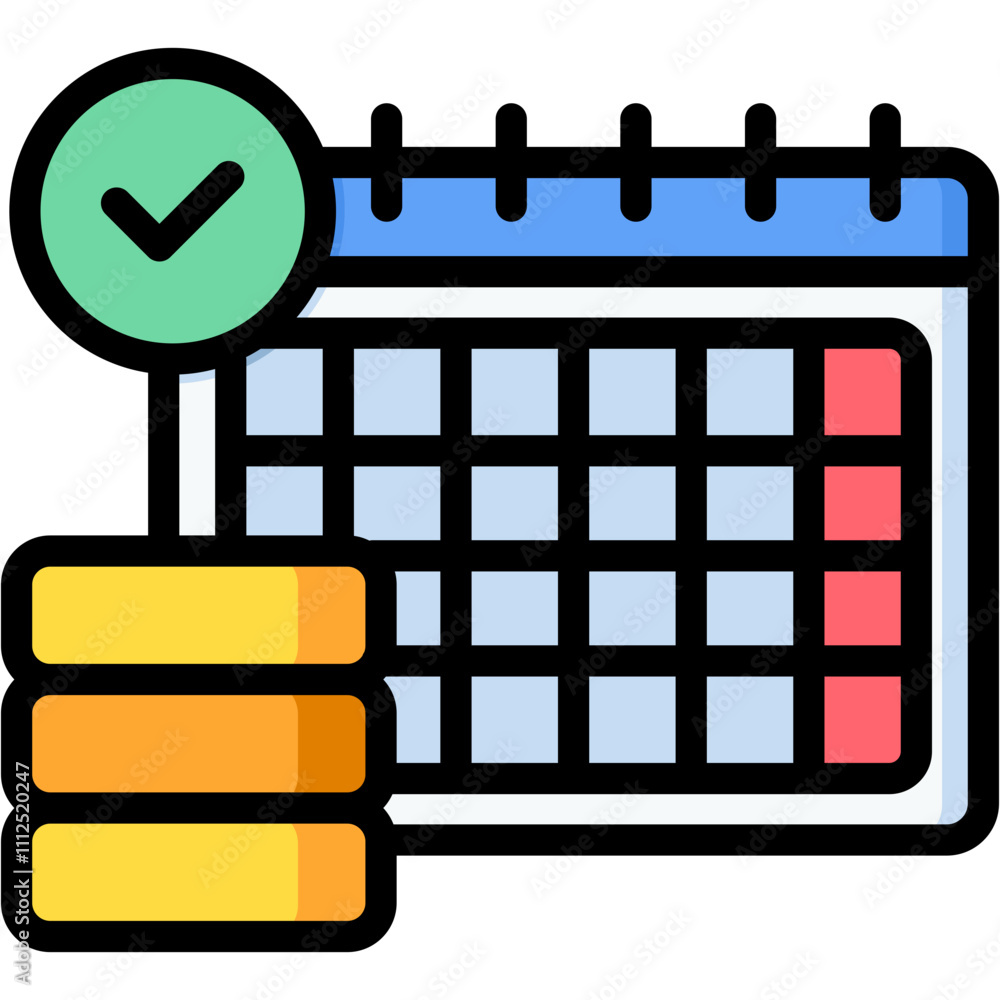 Payment Schedule Icon Payment Schedule Icon