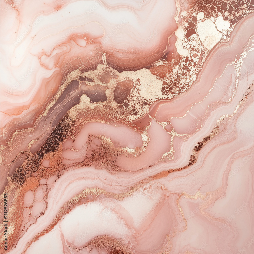 Fototapeta premium Backgrounds Rose Gold Marble Background