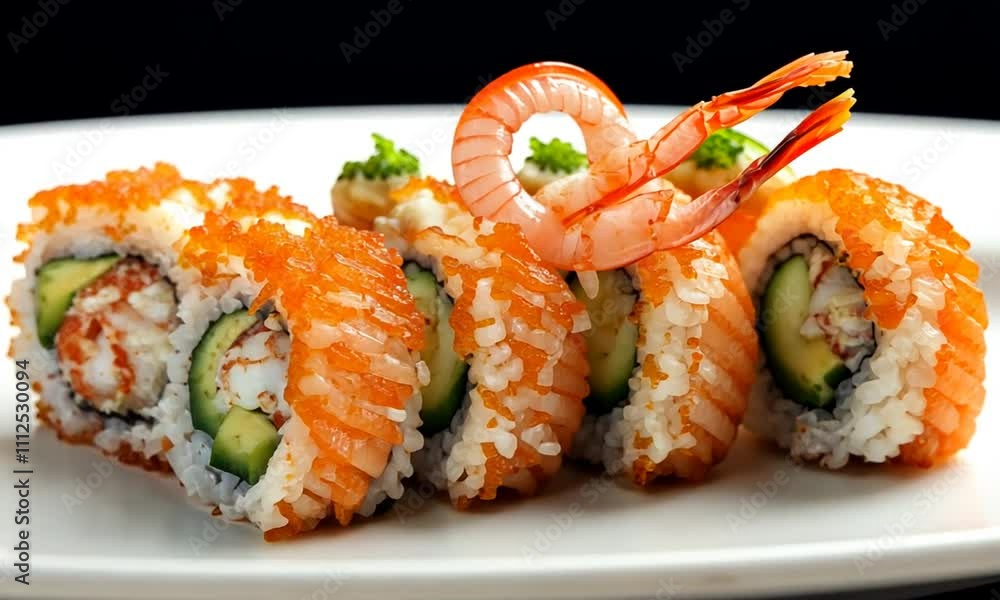 Delicious Shrimp Sushi Roll: A Culinary Delight Delicious Shrimp Sushi Roll: A Culinary Delight