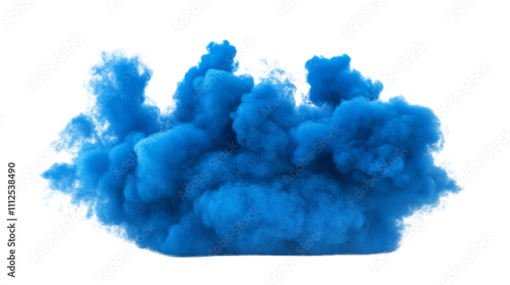Blue smoke transparent background Blue smoke transparent background