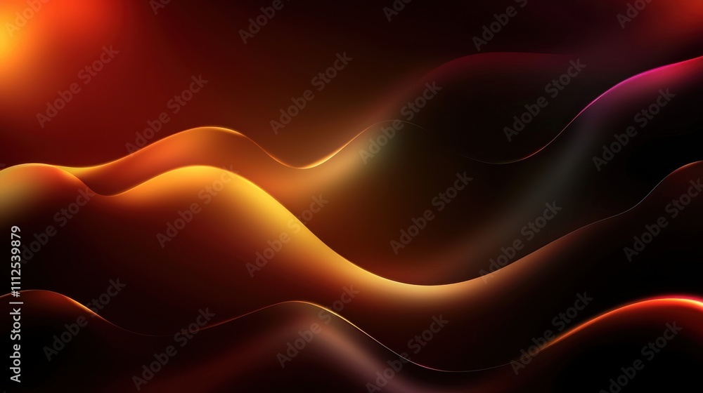 Creative view of vibrant glowing abstract lights in digital art Creative view of vibrant glowing abstract lights in digital art