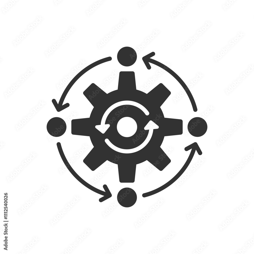 Processing Icon - Flowchart Icon - Update Icon Processing Icon - Flowchart Icon - Update Icon