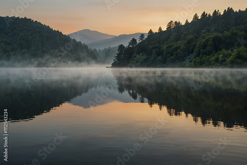 Impressive summer sunrise on Eibsee lake with Zugspitze mountain range. Sunny outdoor scene in German Alps, Bavaria, Germany, Europe. Beauty of nature concept background.