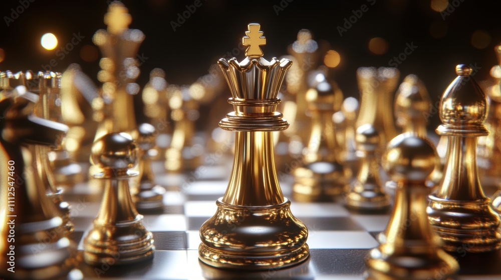 chess battle, victory, success, team leader, teamwork, business strategy, chess gold and silver king surrounded with SILVER and GOLD chess pieces on game competition, generate by AI chess battle, victory, success, team leader, teamwork, business strategy, chess gold and silver king surrounded with SILVER and GOLD chess pieces on game competition, generate by AI