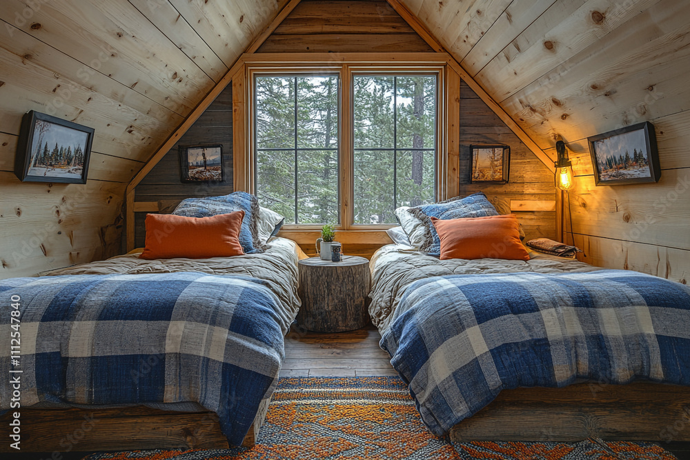 Rustic Cabin Twin Beds Cozy Mountain View Rustic Cabin Twin Beds Cozy Mountain View