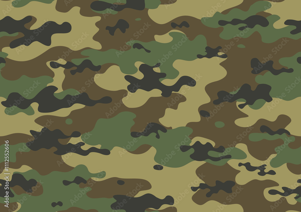 
camouflage military pattern, modern vector design, army texture for print