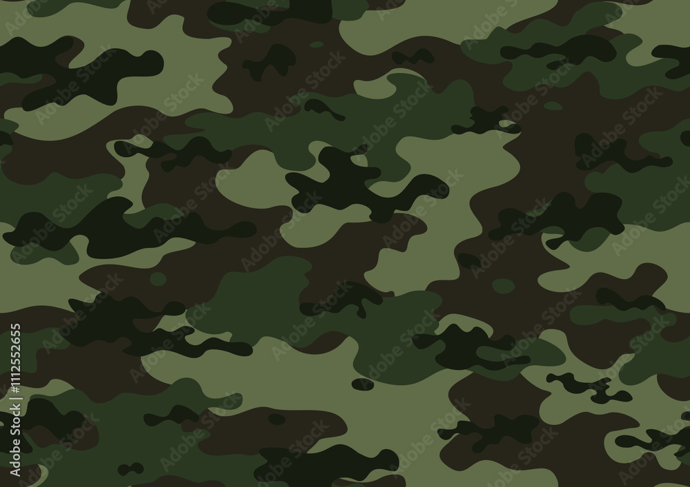 modern green camouflage pattern, seamless army texture, vector illustration for print, military background
modern green camouflage pattern, seamless army texture, vector illustration for print, military background