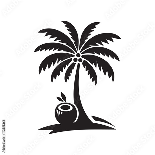 silhouette of palm trees