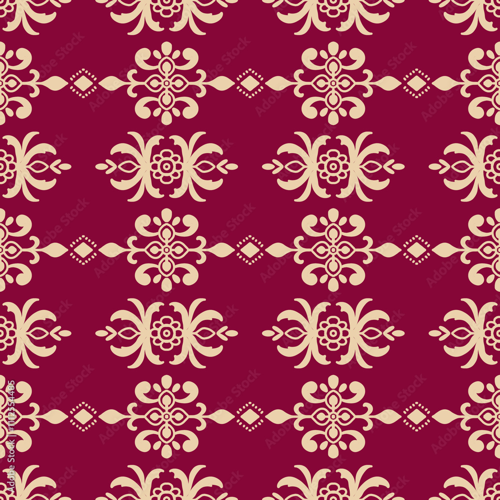 Fototapeta premium pattern flowerdamask ethnic boho American ikat texture tribal geometric background mandalas