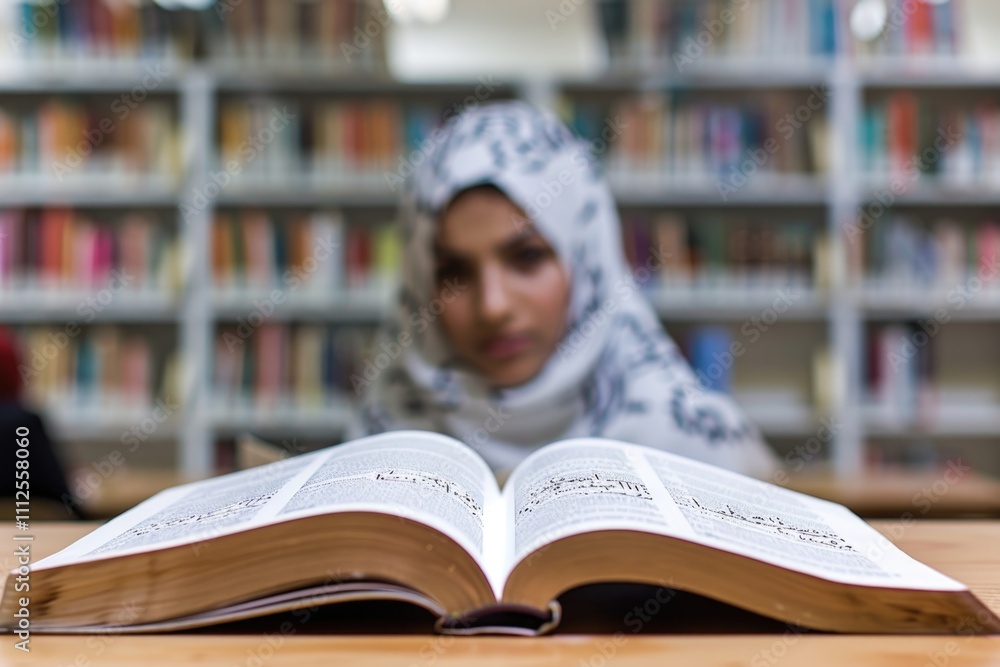 A person sitting at a desk with a book open A person sitting at a desk with a book open