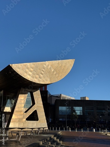 Photography Modern buildings and landmarks around Salford Quays home of Media City UK
