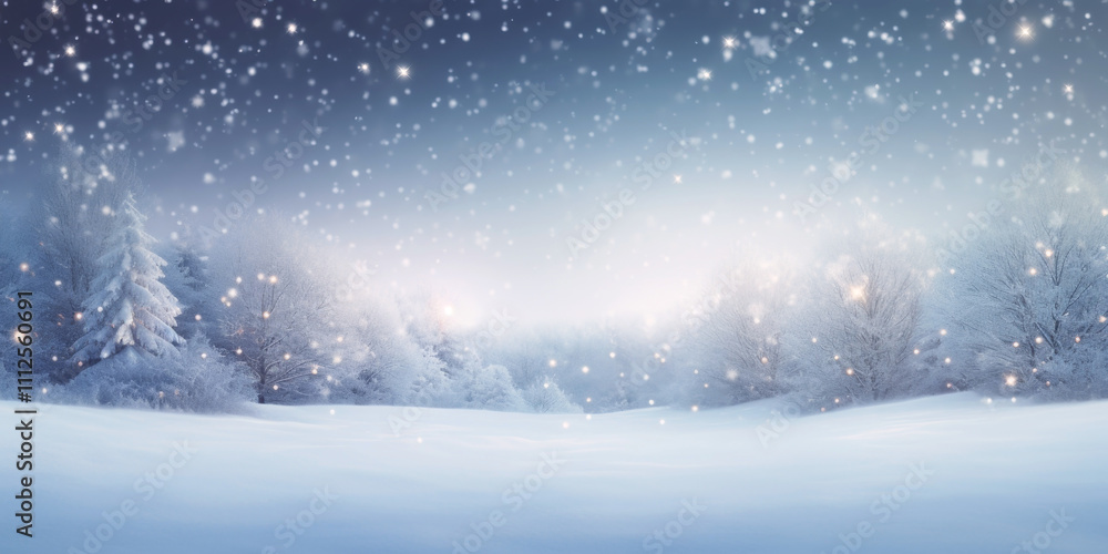 winter background snowfall Generative AI winter background snowfall Generative AI