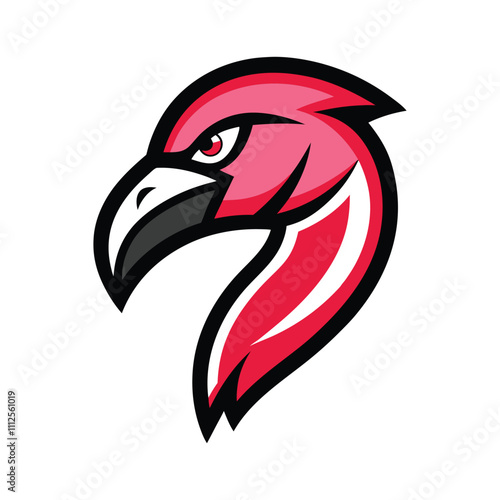 Flamingo Mascot Logo - Vector Illustration for Branding and Identity photo