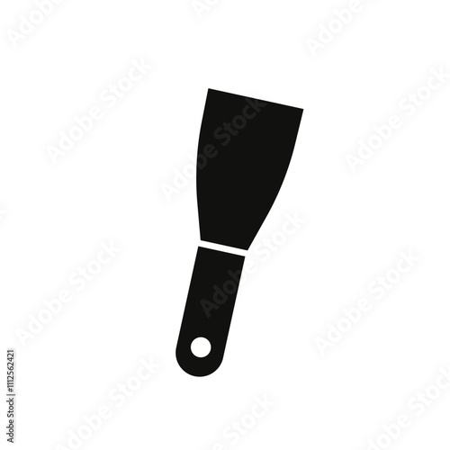 Putty knife icon Symbol mark in Outline style
