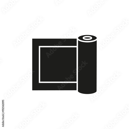 Sterile gauze icon Symbol mark in Outline style