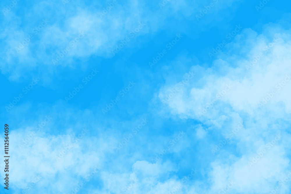Blue sky with cloud background, sunny blue sky, spring and summer season Blue sky with cloud background, sunny blue sky, spring and summer season