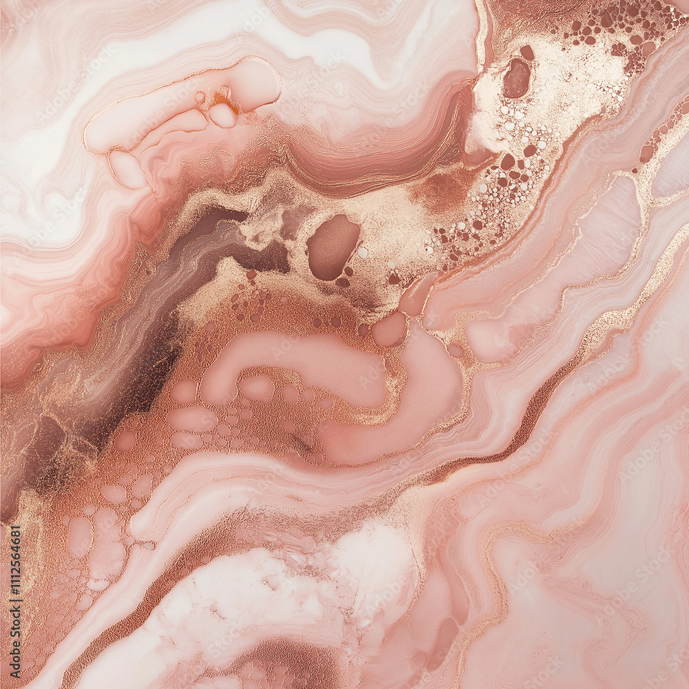 Fototapeta premium Backgrounds Rose Gold Marble Background