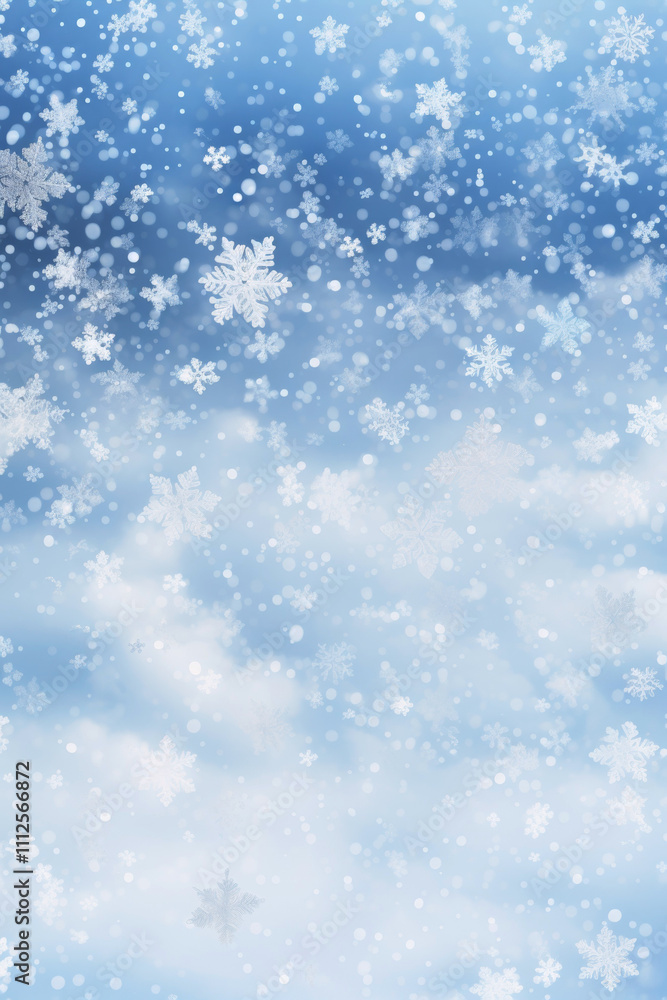 winter background snowfall Generative AI winter background snowfall Generative AI