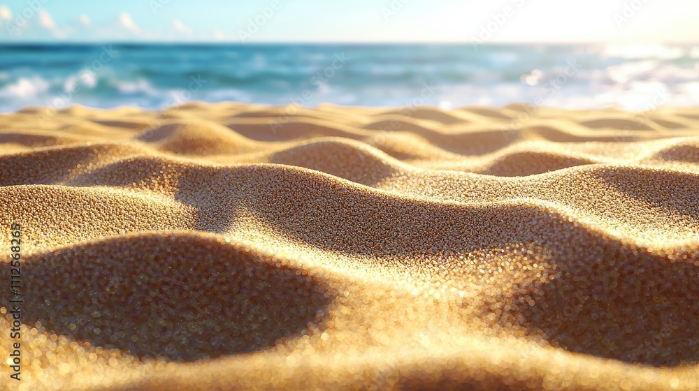 Golden Sands Close-Up Beach Composition, Ocean Background, Summer Concept beach photography, summer vibes Golden Sands Close-Up Beach Composition, Ocean Background, Summer Concept beach photography, summer vibes