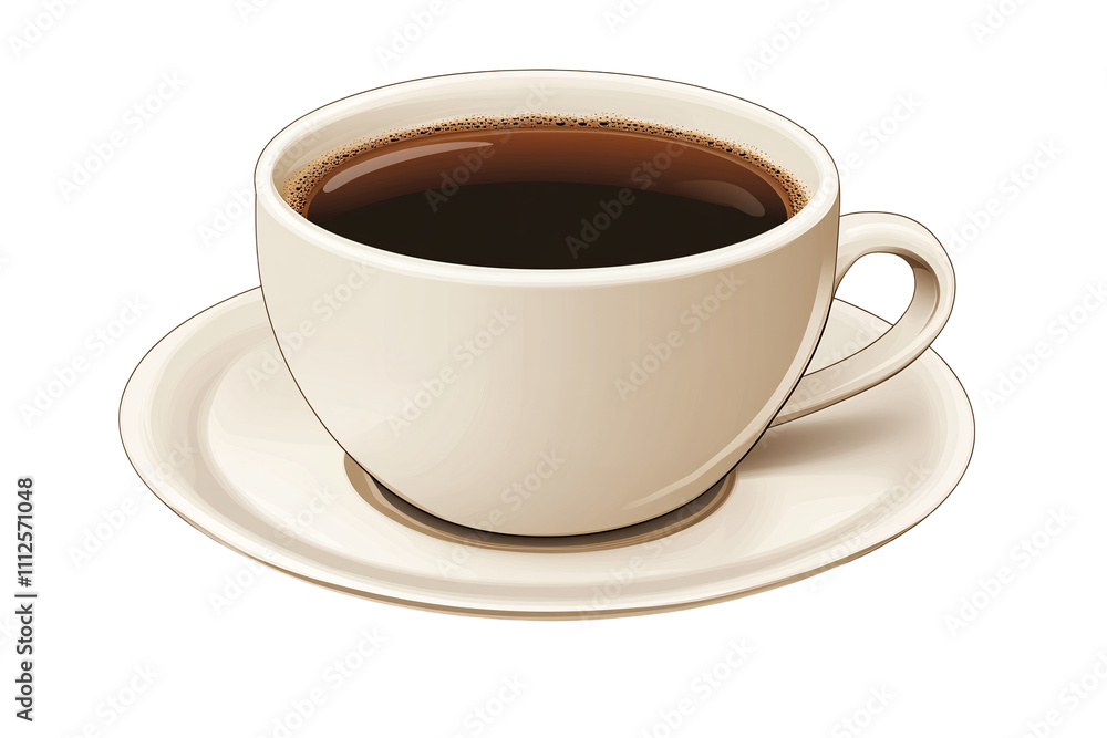 a cup of coffee on a saucer a cup of coffee on a saucer