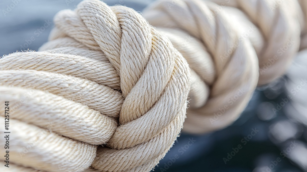 Close-up of Intertwined Rope Texture, Knot, Nautical Theme, Beige, Macro Photography Rope, Nautical Close-up of Intertwined Rope Texture, Knot, Nautical Theme, Beige, Macro Photography Rope, Nautical