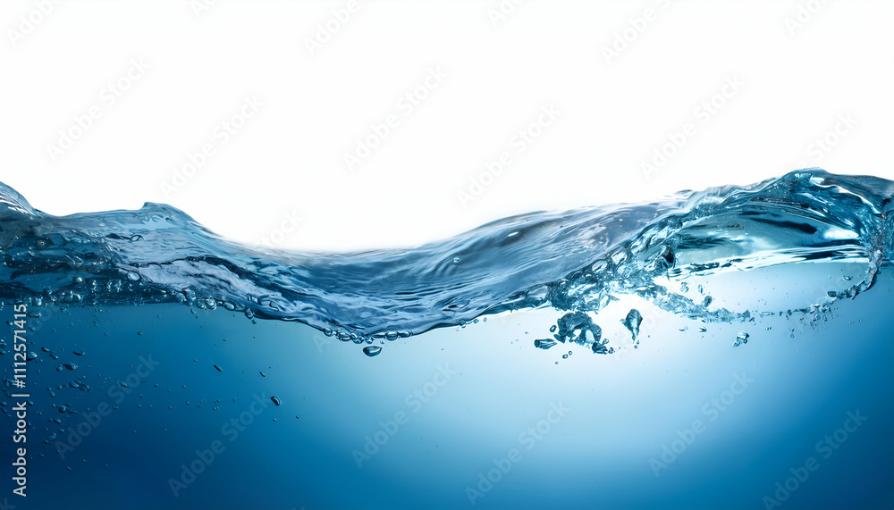 Water texture isolated on white background Water texture isolated on white background